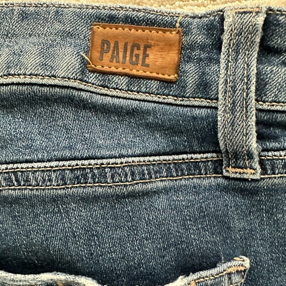 PAIGE Dark and Light Blue Denim Jeans size 29 - Picture 6 of 7